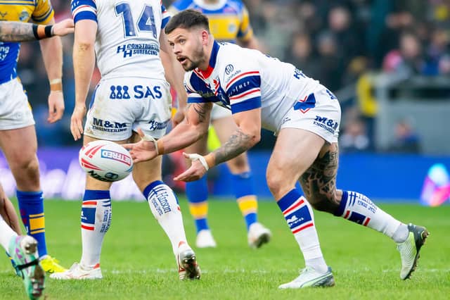 An ankle injury will keep Liam Hood out of Wakefield Trinity's home Super League opener against Hull KR. Picture by Allan McKenzie/SWpix.com.