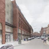 An artist's impression of how the proposed hotel near Kirkgate Market may look. Picture: Leeds City Council