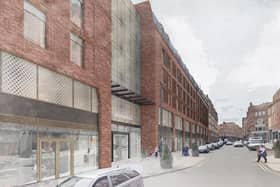 An artist's impression of how the proposed hotel near Kirkgate Market may look. Picture: Leeds City Council