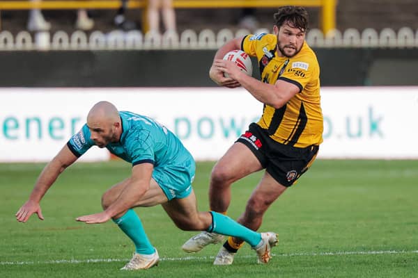 Joe Stimson is back in Castleford Tigers' 21-man squad. Picture by Alex Whitehead/SWpix.com.