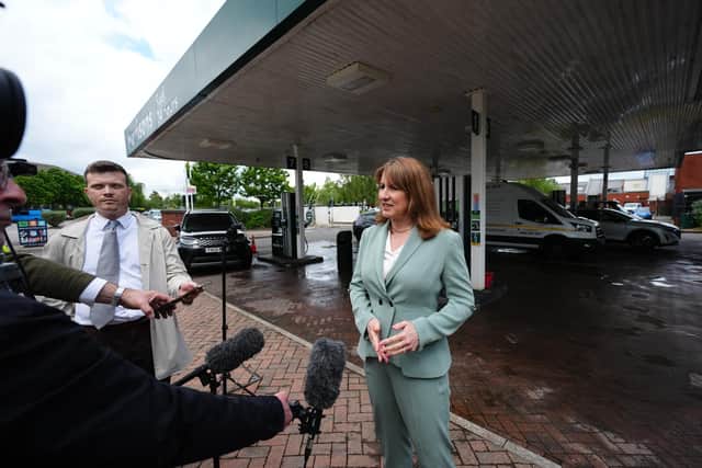 Chancellor of the Exchequer Rachel Reeves speaking to the media during a visit to Leeds. PIC: Jacob King/PA Wire
