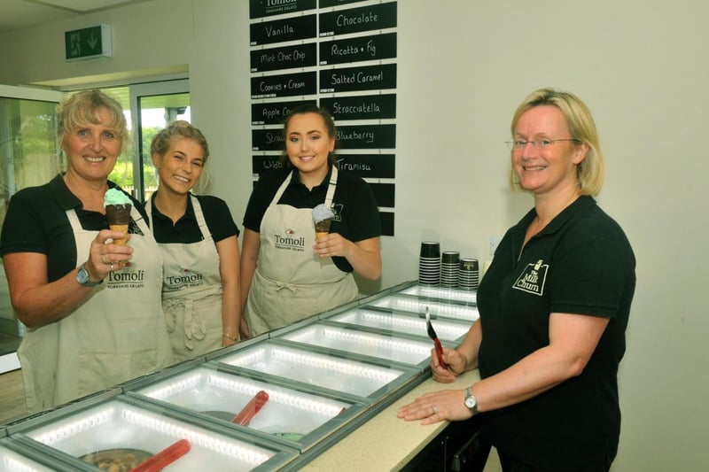 Katie Rees suggests The Milk Churn in Scarcroft.
The Milk Churn makes fresh gelato with milk from their own farm. 
Address: Beech Grove Farm, Wetherby Road, Scarcroft, Leeds, LS14 3HQ.
