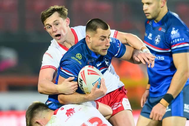 Oliver Pratt has been called into Wakefield Trinity's 21-man squad to face Huddersfield Giants. Picture by Allan McKenzie/SWpix.com.