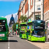 Buses around Leeds City Centre. Picture: James Hardisty
