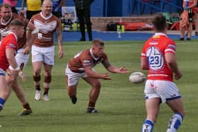 Harvey Whiteley in action for Hunslet. Picture by Paul Johnson/Hunslet RLFC.