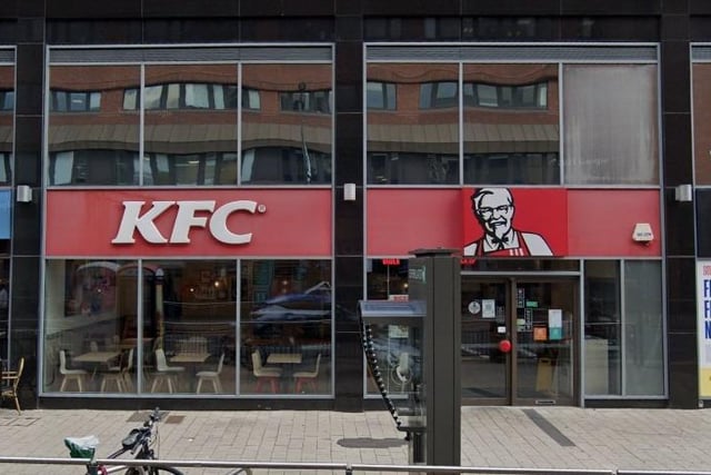 The KFC in the Merrion Centre scored 3.6 stars from 905 reviews