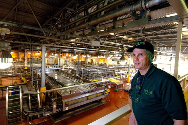 November 2005 and your YEP was invited inside the Britvic Soft Drinks plant at Swinnow in west Leeds. Pictured is factory manager Philip Johnson in the bottling hall.