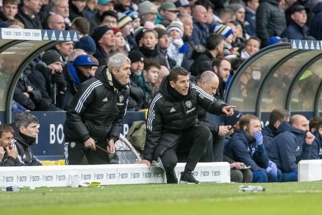 BIG CALL - Javi Gracia has kept Leeds United winger Willy Gnonto on the bench for each of the last two fixtures. Pic: Tony Johnson