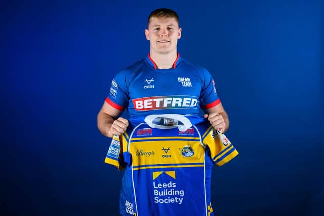 Leeds Rhinos' James McDonnell was a member of the 2025 Betfred Super League Dream Team. Picture by Allan McKenzie/SWpix.com.