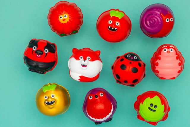 The red noses for this year’s Comic Relief campaign are plastic free and made from plant-based materials (Comic Relief)