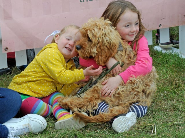Cookie the cockapoo was there with Lucy and Else Brewster of Shipley.