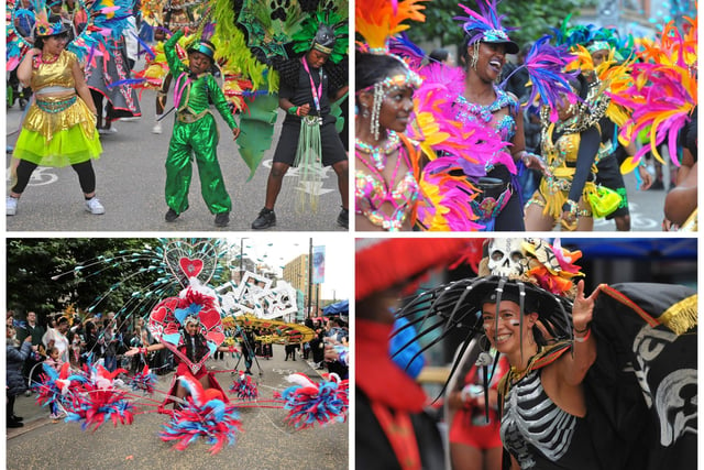 Leeds city centre was turned into a sea of colour as Leeds West Indian Carnival took over New Briggate.