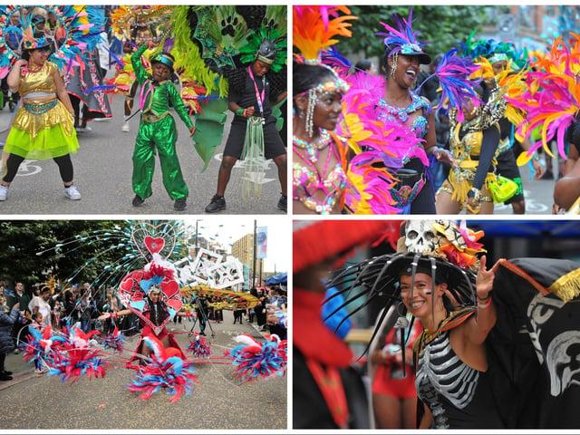 Leeds city centre was turned into a sea of colour as Leeds West Indian Carnival took over New Briggate.