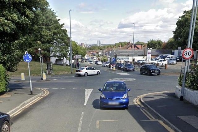 This roundabout in Wortley, near Five Lanes Primary School, was mentioned by more than one reader.