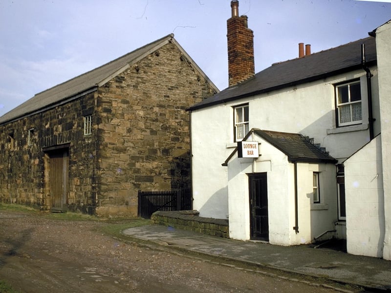 The back door to the Cardigan Arms pictured circa 1969.