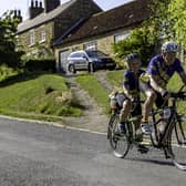 Riders pictured near Malton during the last challenge. Photo: Bernard Marsden