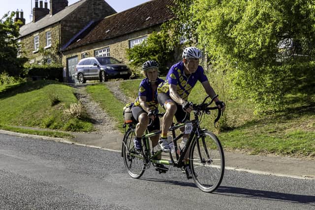 Riders pictured near Malton during the last challenge. Photo: Bernard Marsden