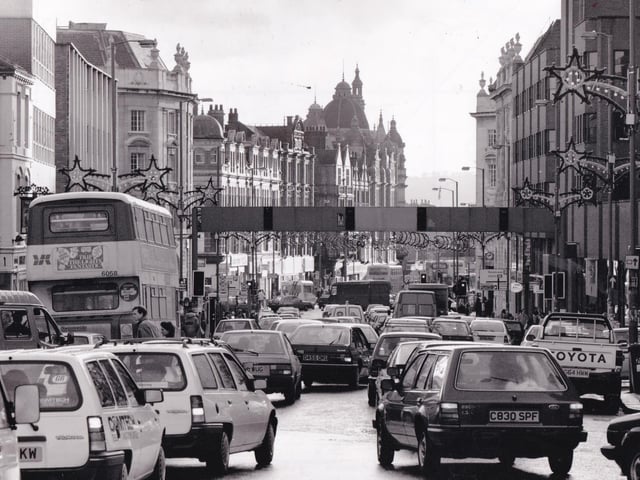 Traffic congestion in November 1994.