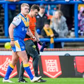 James McDonnell suffered an ankle injury during Leeds Rhinos' pre-season win agianst Bradford Bulls last weekend. Picture by Allan McKenzie/SWpix.com.