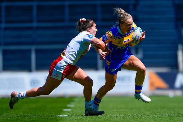 Bethan Dainton will miss Leeds Rhinos' home game against York Valkyrie because of illness. Picture by Olly Hassell/SWpix.com.