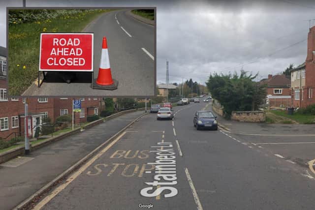 Stainbeck Lane between Harrogate Road and Scott Hall Road will be closed. Picture: Google/PA