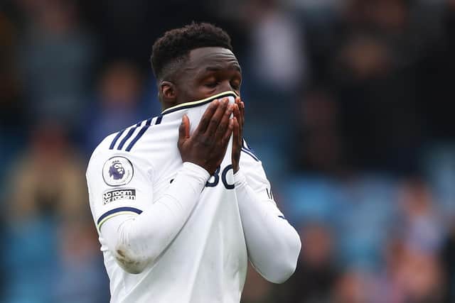 JURY'S OUT: Willy Gnonto after Leeds United's 5-1 Elland Road hammering at the hands of last April's visitors Crystal Palace on the way to relegation. Now the Italy international wants out but David Prutton has questioned whether he is actually yet Premier League class. Photo by Matt McNulty/Getty Images.