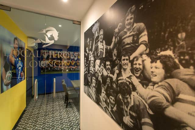 The bar boasts several TV screens and a Local Heroes Lounge upstairs, celebrating the sporting greats of Leeds (Photo: Bruce Rollinson)