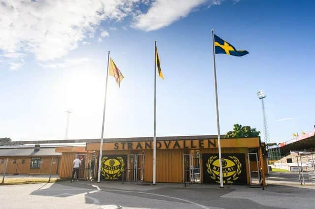 Mjallby's home ground Strandvallen. (Pic: Petter Arvidson / Bildbyrån)