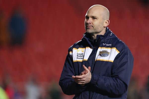 Rhinos coach Rohan Smith has masterminded a big improvement in three weeks. Picture by Paul Currie/SWpix.com.