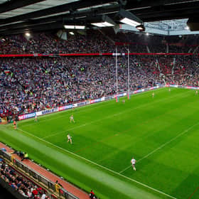 A sold-out crowd watched Wakefield Trinity beat Warrington Wolves in last Saturday's Super League Grand Final at Old Trafford. Picture by Allan McKenzie/SWpix.com.