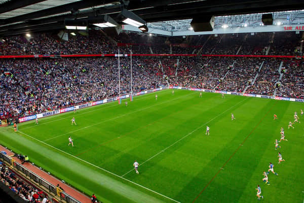 A sold-out crowd watched Wakefield Trinity beat Warrington Wolves in last Saturday's Super League Grand Final at Old Trafford. Picture by Allan McKenzie/SWpix.com.