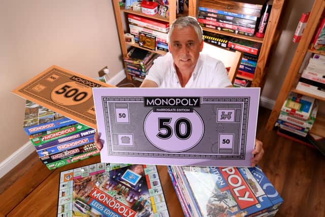 There are rare boxes worth hundreds of pounds and gigantic bankers notes in vibrant pastel colours in Jason's collection. Photo: Simon Hulme.