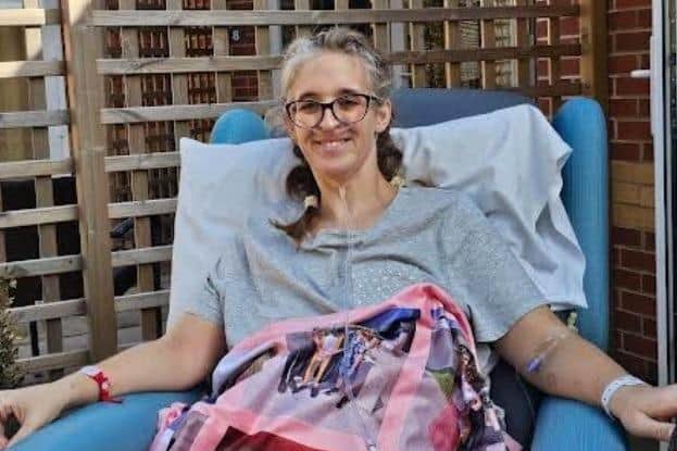 Katy was diagnosed just 10 weeks ago.
