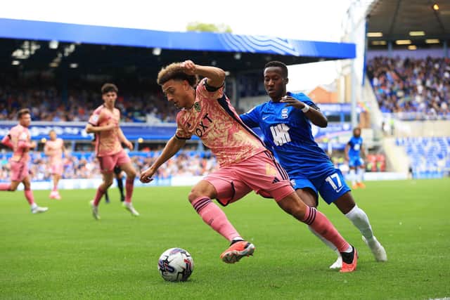 EVER PRESENT: Whites midfielder Ethan Ampadu, above, since his summer switch to Leeds United from Chelsea. Photo by Cameron Smith/Getty Images.