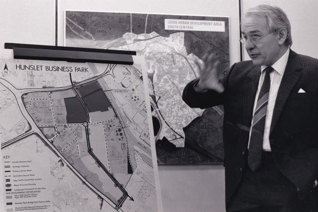 Plans were revealed for Hunslet Business Park in April 1989.