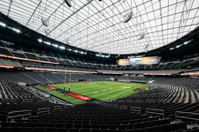 Allegiant Stadium in Las Vegas is a state of the art venue. Picture by Alex Whitehead/SWpix.com.