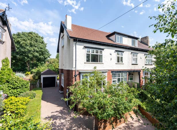 This beautiful Edwardian house in Roundhay was recently put on the market for an asking price of £900,000.