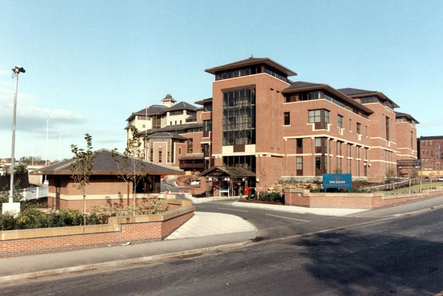 The Leeds Permanent Society building at Lovell Park. The Leeds Permanent merged with the Halifax on August 1, 1995 to become Halifax Bank.