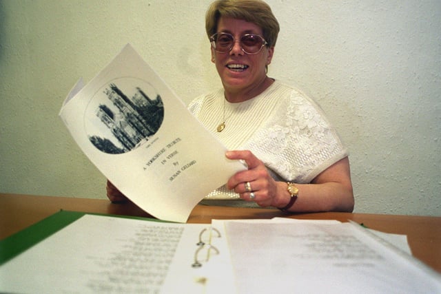 Hunslet's Sue Geldard was a Yorkshire Pride poet. She is pictured in December 1997.