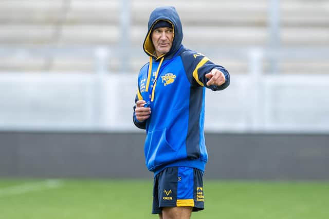 Coach Brad Arthur is working Leeds Rhinos hard at training, James McDonnell says. Picture by Tony Johnson.