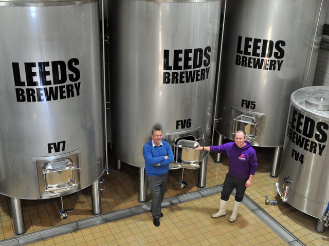CAMRA said: "Production began in 2007 and Leeds Brewery is now one of the largest in the city. It uses a unique strain of yeast originally taken from a now defunct West Yorkshire brewery. Beer is supplied directly across the region and as far as Nottinghamshire, Lancashire and the North East. It formerly ran an estate of pubs, still trading, across Leeds and York. Pictured is Andrew Kenyon and Rob Warriner, of Leeds Brewery.