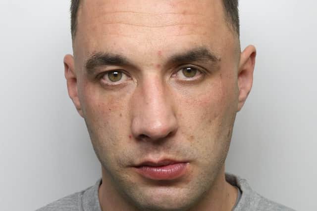 Thomas Knowles was jailed today at Leeds Crown Court. (pic by WYP)