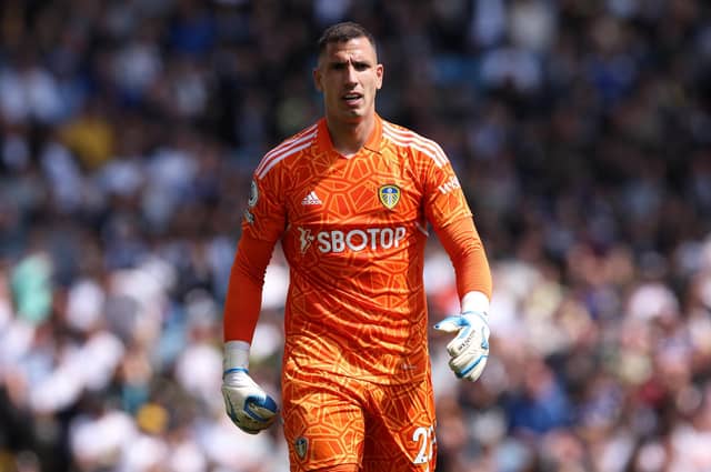 The Spaniard is out of contract this summer. The way he took pictures with his family on the pitch before Sunday's game suggests at the very least he's entirely unsure of his Leeds future, but you could see him remaining for the Championship. Likeliest of the keeper trio to stay.