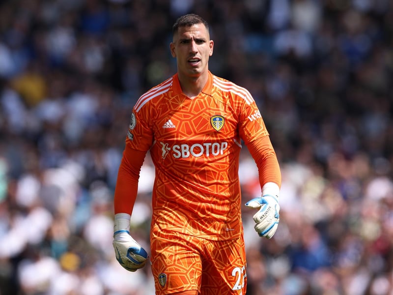 The Spaniard is out of contract this summer. The way he took pictures with his family on the pitch before Sunday's game suggests at the very least he's entirely unsure of his Leeds future, but you could see him remaining for the Championship. Likeliest of the keeper trio to stay.