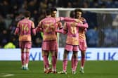 VERDICT: From Whites midfielder Glen Kamara, second right, pictured hugging teammate Ethan Ampadu after Leeds United's 2-0 victory at Sheffield Wednesday. Photo by Ed Sykes/Getty Images.