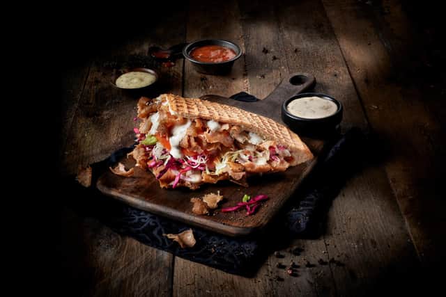 German Doner Kebab is opening its first restaurant in Leeds. Pictured is its Hero Kebab avaliable in stores.