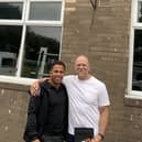 Jason Robinson and Mike Tindall recorded a recent episode of 'The Good, The Bad and The Rugby' podcast at The Hunslet Club, in Leeds, which the former attended as a boy.