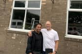 Jason Robinson and Mike Tindall recorded a recent episode of 'The Good, The Bad and The Rugby' podcast at The Hunslet Club, in Leeds, which the former attended as a boy.