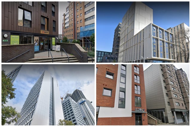 These are the ten best rated student accommodations in Leeds according to reviews on Student Crowd
