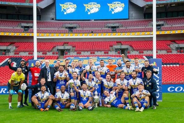 Leeds Rhinos lifted the Challenge Cup in 2020 and haven't won a tie since. Picture by Allan McKenzie/SWpix.com